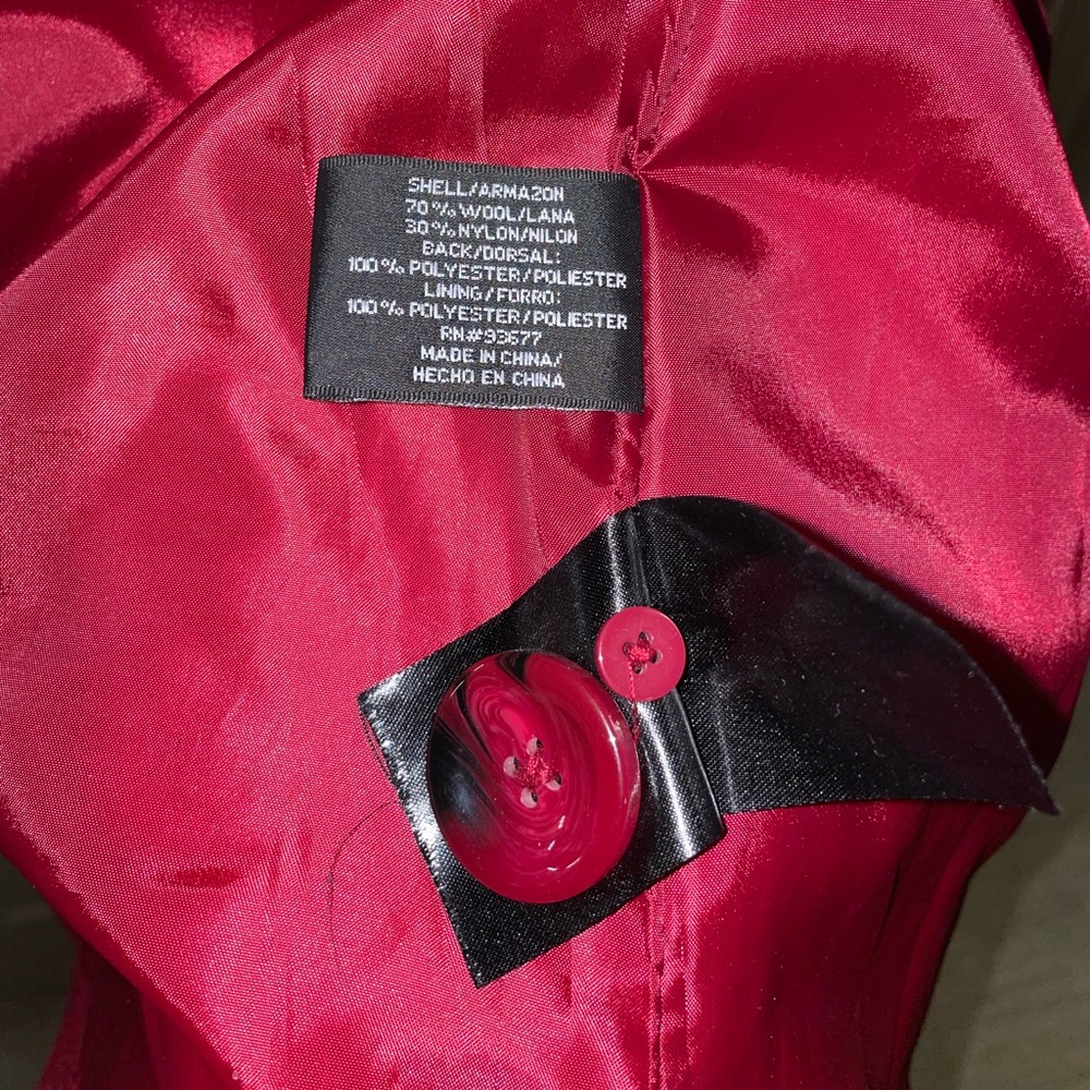 East 5th Red Peacoat View 5
